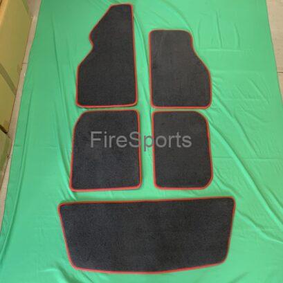 フロアマット(赤ステッチ)