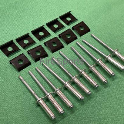 ステンレスサイドモール取付用クリップ セット(リベット付き)