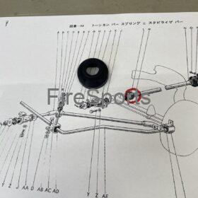 ヨタハチ トヨタスポーツ800 トーションバーダストカバー